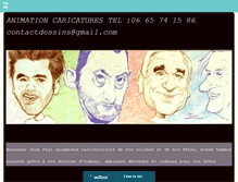 Tablet Screenshot of dessins-du-caricaturiste.com
